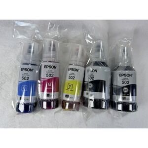 Genuine Epson 502 Ink Combo Pack ECO-TANK ET-2850 3850 4850 Printers Black X 2